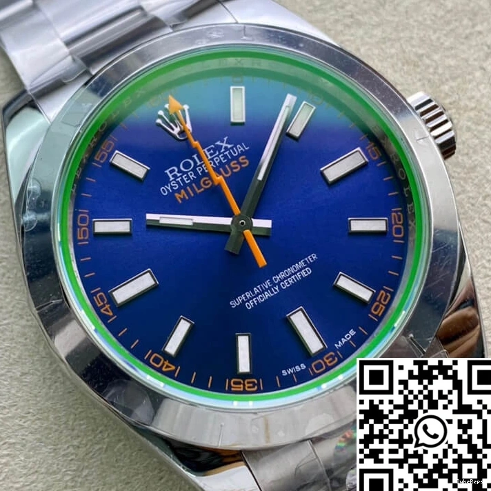 Dial Rolex Milgauss Blue 116400GV Factory AR 0226